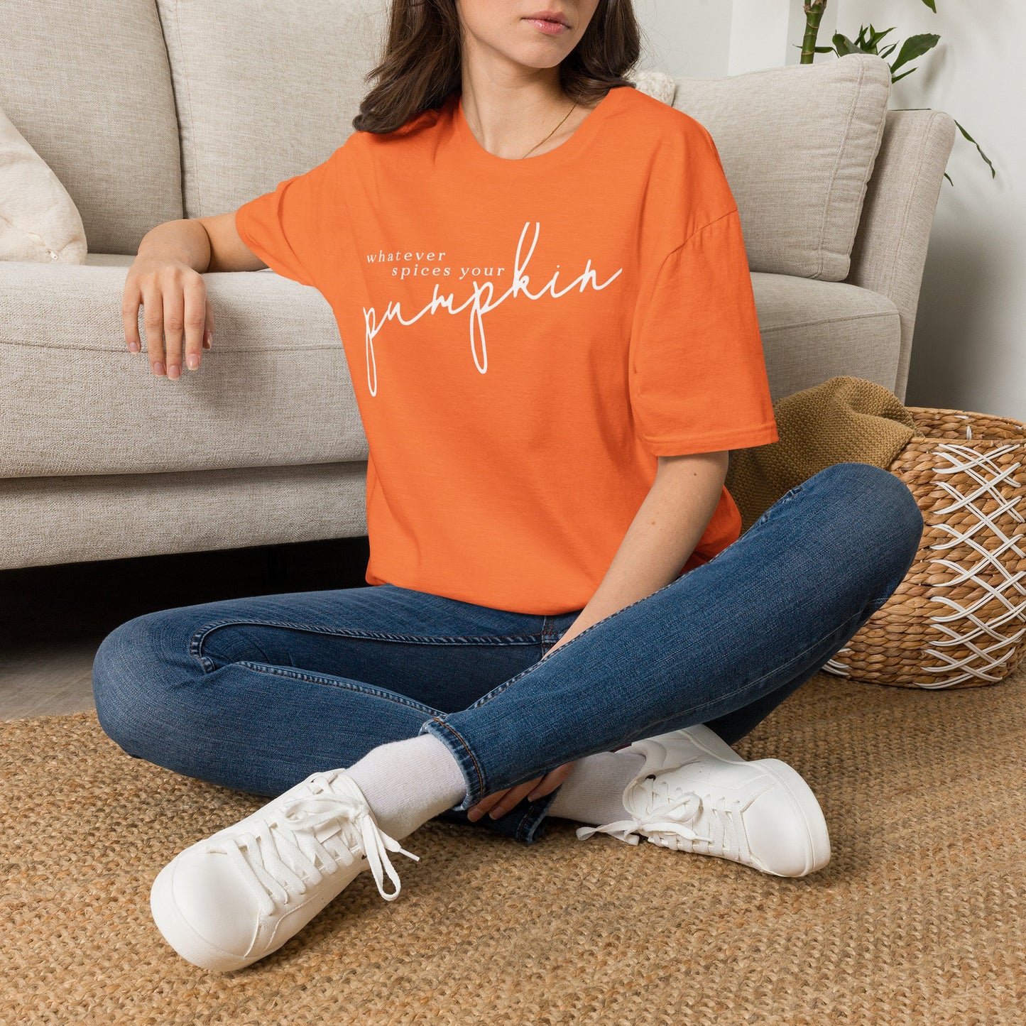 "Whatever Spices Your Pumpkin" Fall Graphic T-Shirt