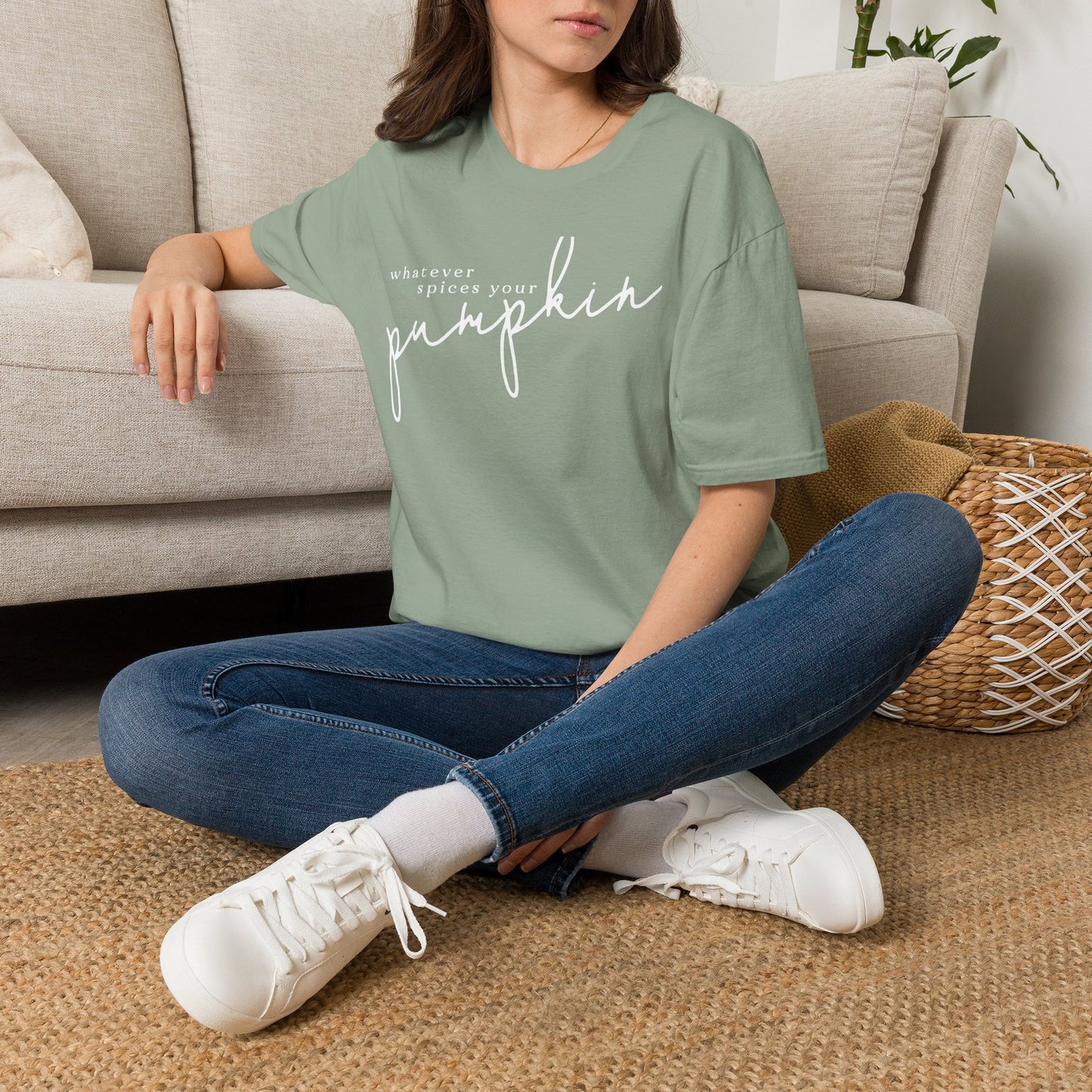 "Whatever Spices Your Pumpkin" Fall Graphic T-Shirt