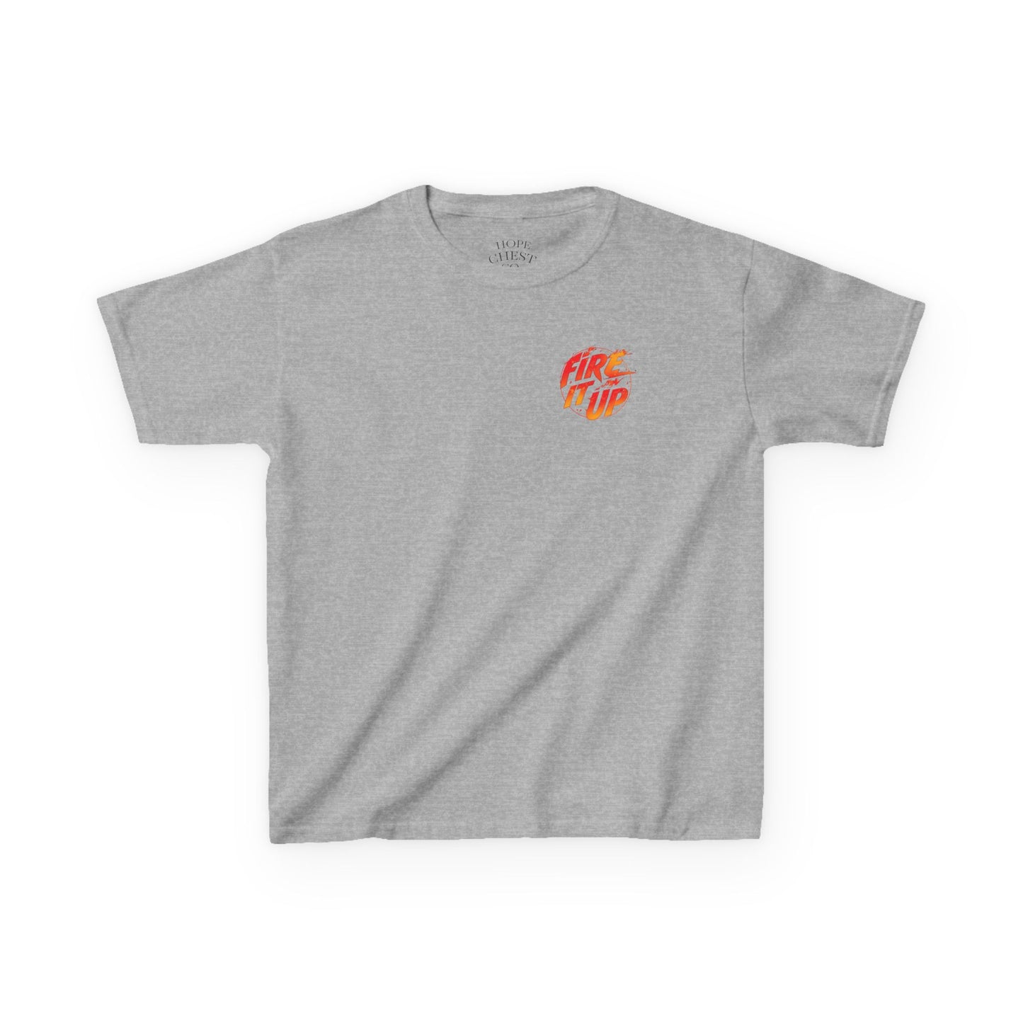 Kids Tee — 'Fire It Up' Monster Truck Graphic Shirt