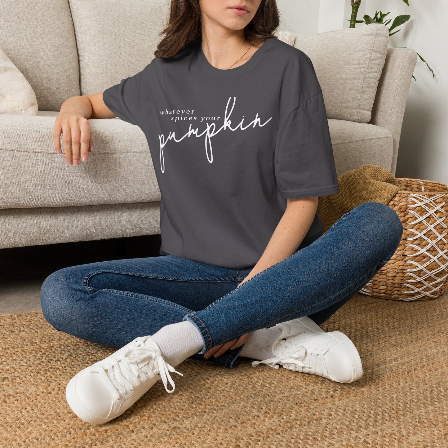 "Whatever Spices Your Pumpkin" Fall Graphic T-Shirt